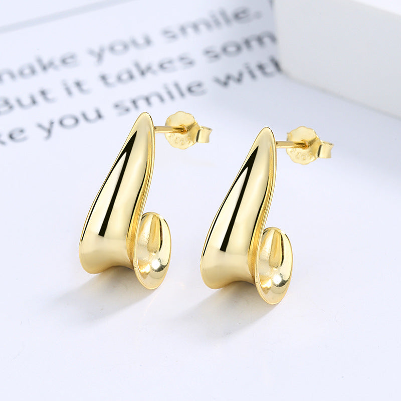 Twisted Women S925 Sterling Silver Earrings