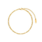 Simple All-Match Titanium Steel Anklet For Women