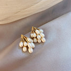 Natural Pearl Earrings Fashion Korean Earrings Wild Earrings Women