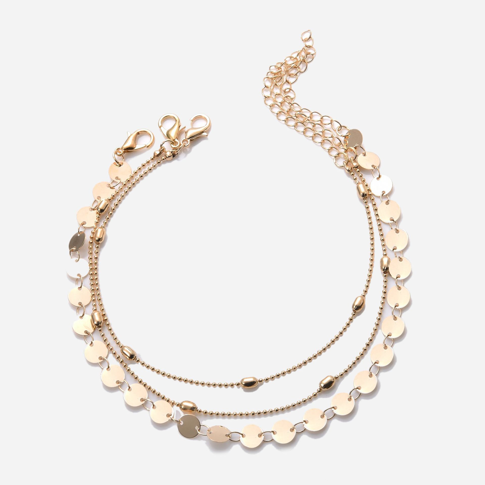 Love Peach Heart Heart-Shaped Anklet Women