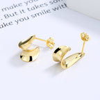 Twisted Women S925 Sterling Silver Earrings