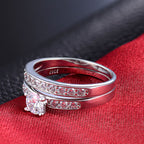 Silver Color Ring Sets For Women