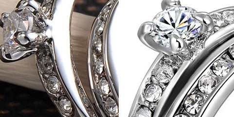Silver Color Ring Sets For Women