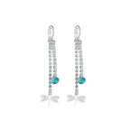 Earrings Women Exquisite Tassel Insect Earrings