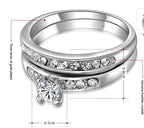 Silver Color Ring Sets For Women