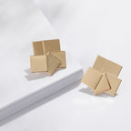 Frosty Temperament Earrings Geometric Earrings Women