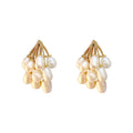 Natural Pearl Earrings Fashion Korean Earrings Wild Earrings Women