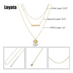 14K Gold Plated Bar Coin Charm Pendant